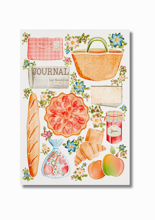 Illustration "Le marché du Dimanche"